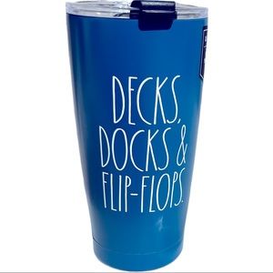 Rae Dunn Vaso de viaje de acero inoxidable con aislamiento 17 OZ